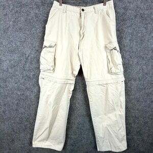 Vintage Y2K Plugg Pants Shorts Mens 32 Hiking Cargo Outdoor Convertible Zip Off